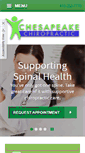 Mobile Screenshot of chesapeakechiropractic.com